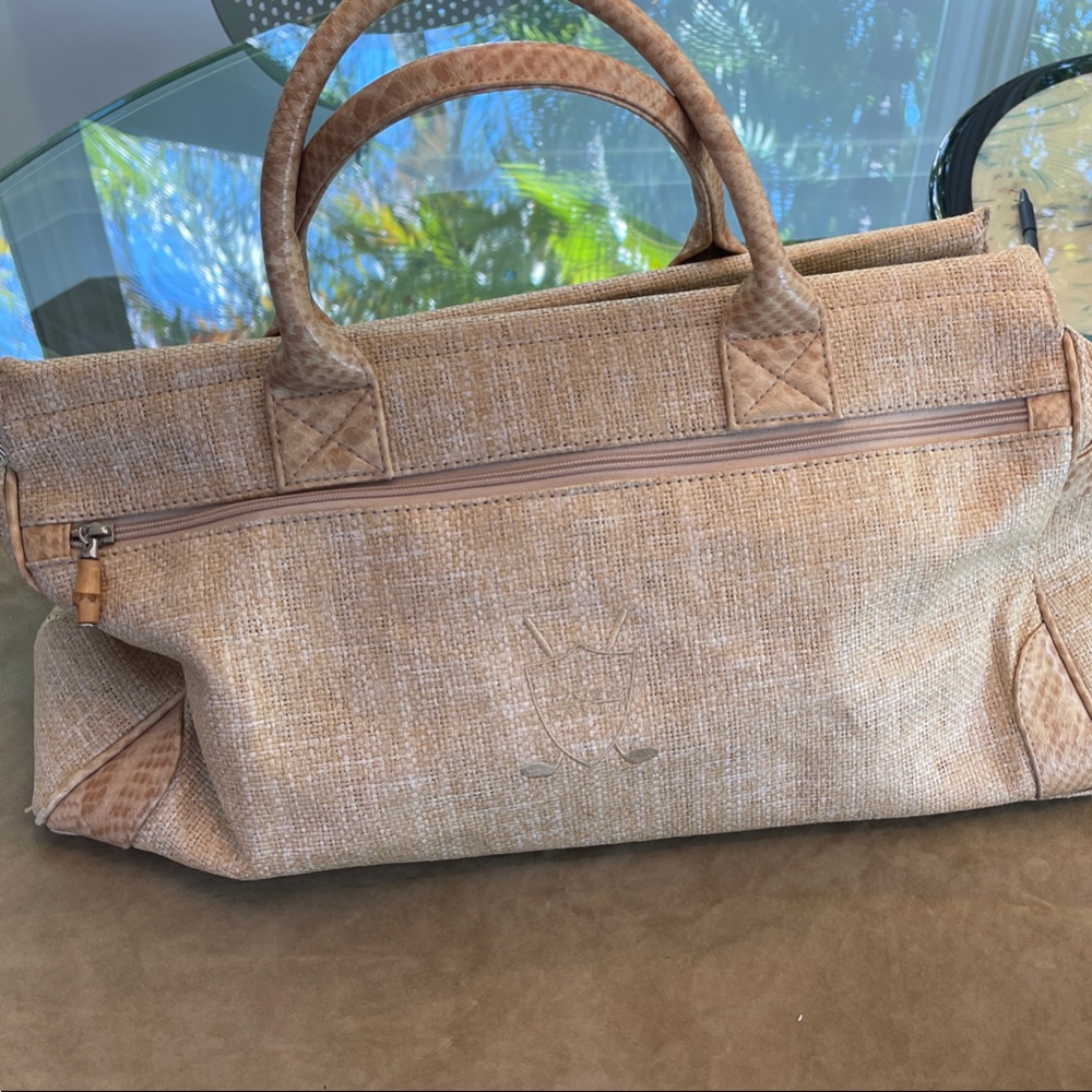 Elegant Tan Women's Travel Bag